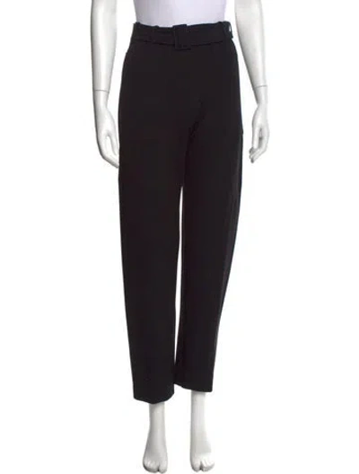 Pre-owned Leset Straight Leg Pants In Black