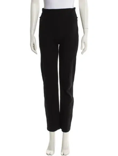 Pre-owned Leset Straight Leg Pants In Black