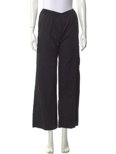 Pre-owned Leset Straight Leg Pants In Black