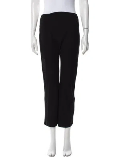 Pre-owned Leset Straight Leg Pants In Black