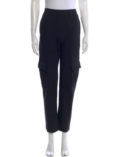 Pre-owned Leset Straight Leg Pants In Black