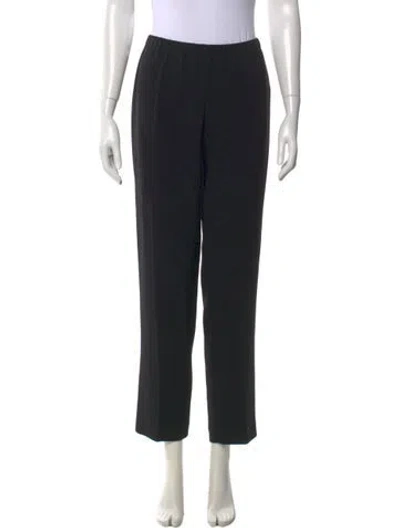 Pre-owned Leset Straight Leg Pants In Black