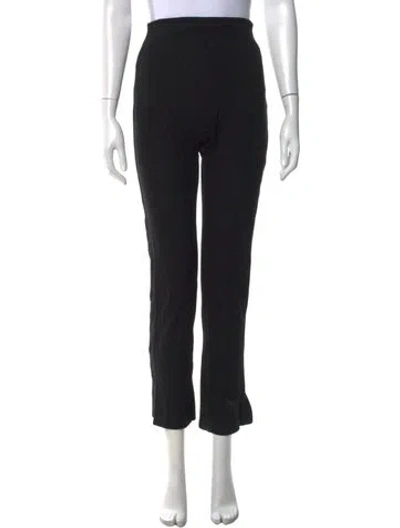 Pre-owned Leset Straight Leg Pants In Black