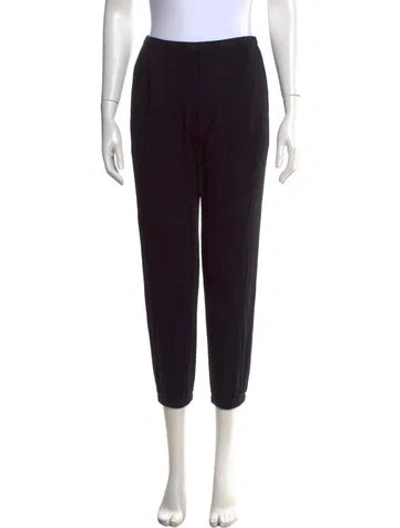 Pre-owned Leset Straight Leg Pants In Black