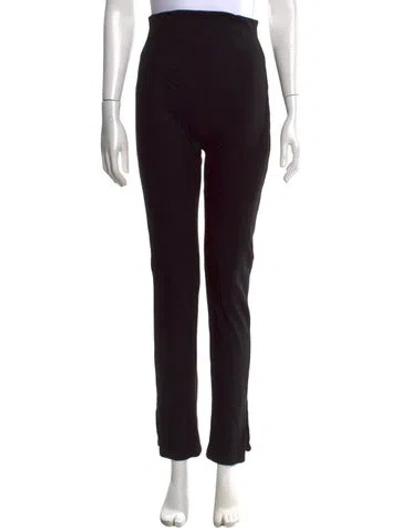 Pre-owned Leset Straight Leg Pants In Black
