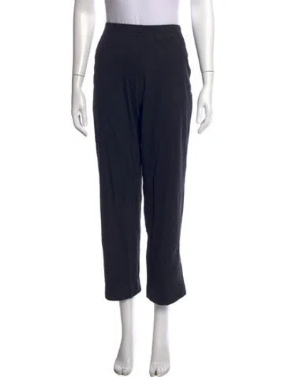 Pre-owned Leset Straight Leg Pants In Black