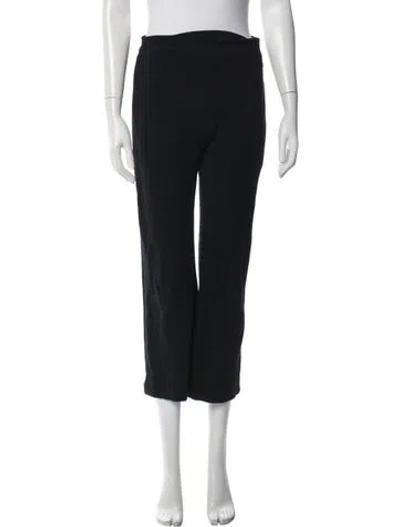 Pre-owned Leset Straight Leg Pants In Black