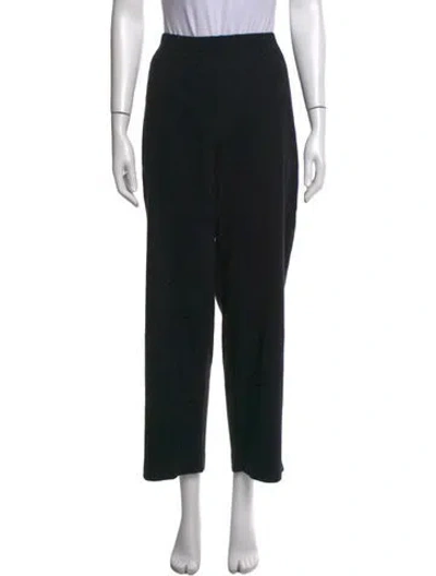Pre-owned Leset Straight Leg Pants In Black