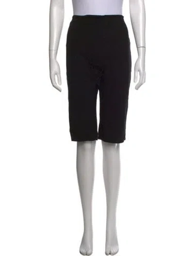 Pre-owned Leset Straight Leg Pants In Black