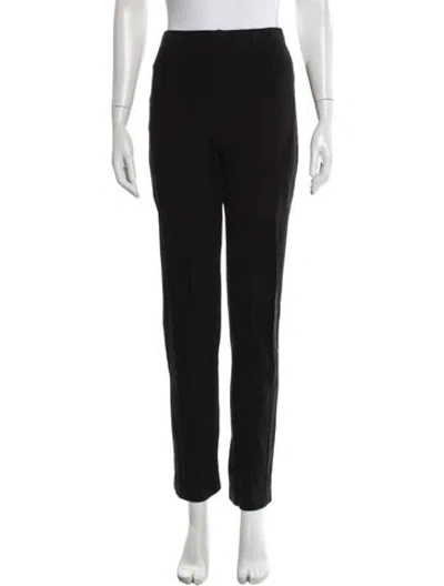 Pre-owned Leset Straight Leg Pants In Black