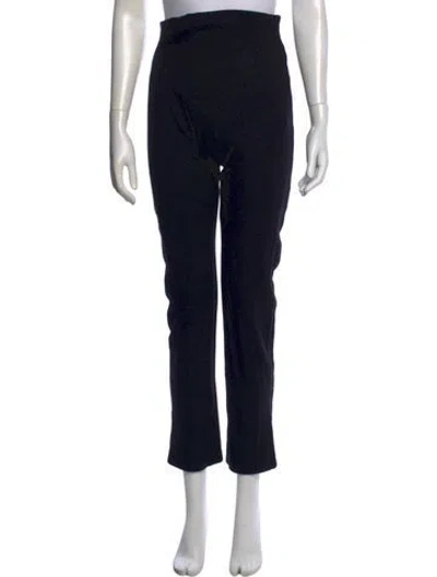 Pre-owned Leset Straight Leg Pants In Black