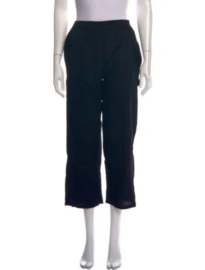 Pre-owned Leset Straight Leg Pants In Black