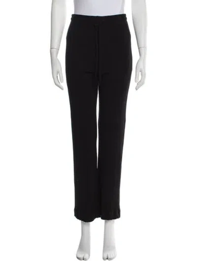 Pre-owned Leset Straight Leg Pants In Black