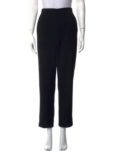 Pre-owned Leset Straight Leg Pants In Black