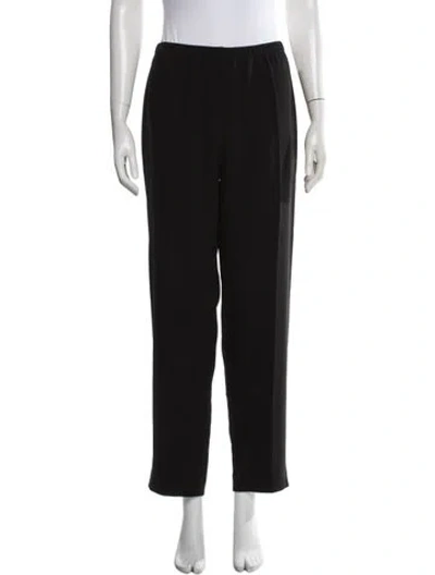 Pre-owned Leset Straight Leg Pants In Black