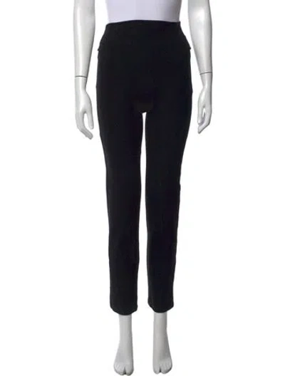 Pre-owned Leset Straight Leg Pants In Black