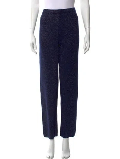Pre-owned Leset Straight Leg Pants In Blue
