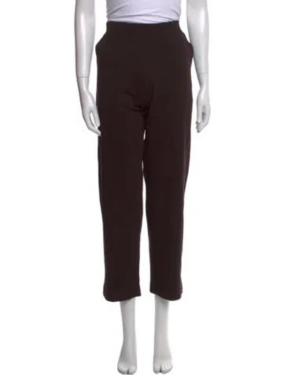 Pre-owned Leset Straight Leg Pants In Brown