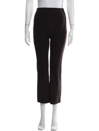 Pre-owned Leset Straight Leg Pants In Brown