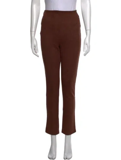 Pre-owned Leset Straight Leg Pants In Brown