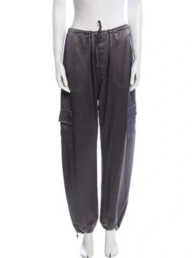 Pre-owned Leset Straight Leg Pants In Gray