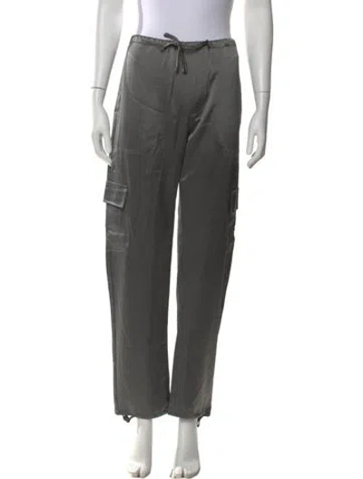 Pre-owned Leset Straight Leg Pants In Gray