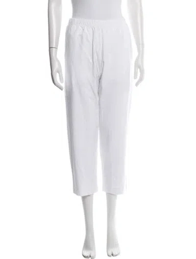 Pre-owned Leset Straight Leg Pants In White