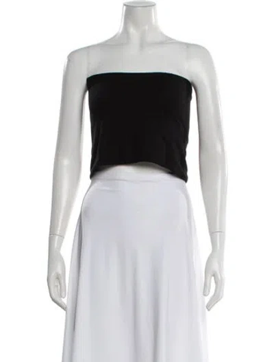 Pre-owned Leset Strapless Crop Top In Neutral