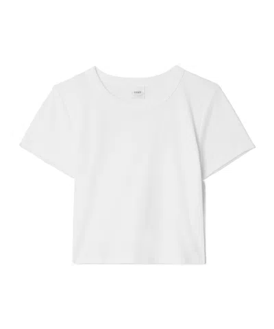 Leset Stretch-cotton Jersey T-shirt In White