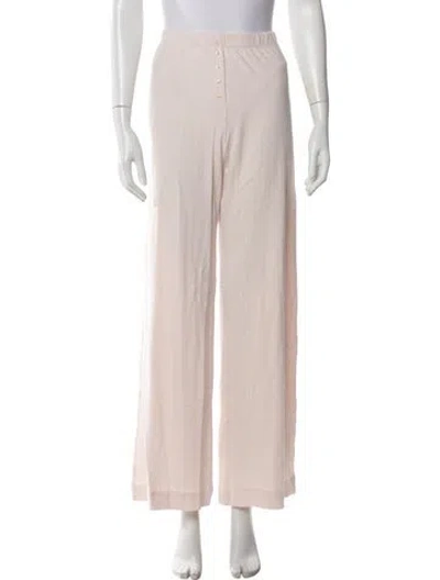 Pre-owned Leset Striped Pajamas In Pink