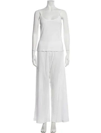 Pre-owned Leset Striped Pant Set In Gray
