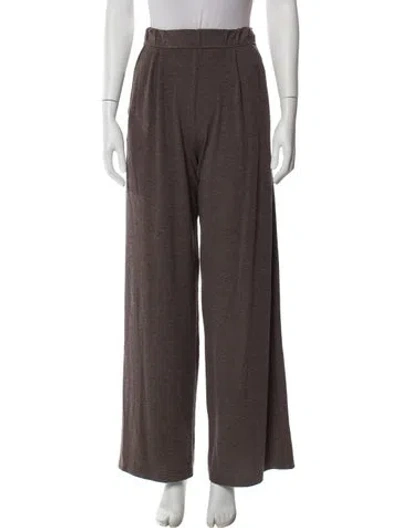 Pre-owned Leset Sweatpants In Brown