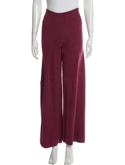 Pre-owned Leset Sweatpants In Burgundy