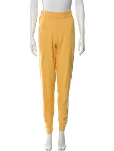 Pre-owned Leset Sweatpants In Yellow