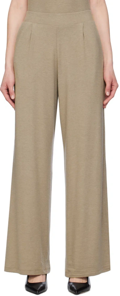 Leset Taupe Lauren Lounge Trousers In Root