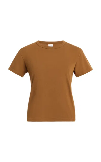 Leset The Margo Cotton T-shirt In Orange