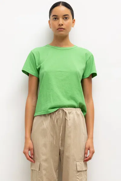 Leset Margo Cotton Jersey T-shirt In Gray