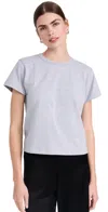 LESET THE MARGO TEE HEATHER GREY