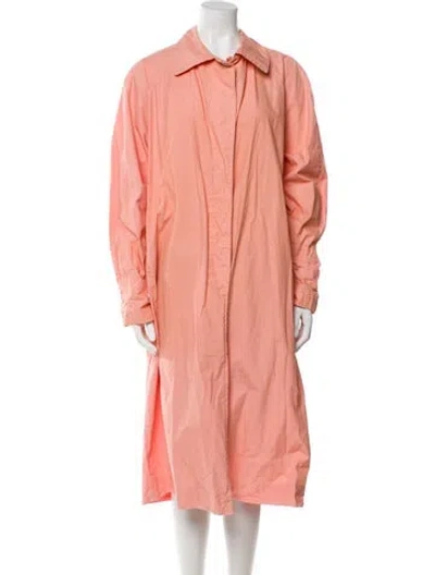 Pre-owned Leset Trench Coat In Pink