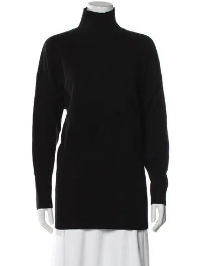 Pre-owned Leset Turtleneck Sweater In Black