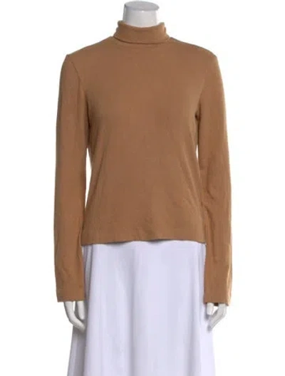 Pre-owned Leset Turtleneck Sweater In Brown