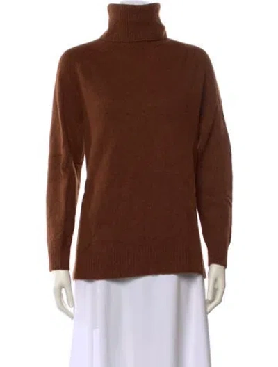 Pre-owned Leset Turtleneck Sweater In Brown
