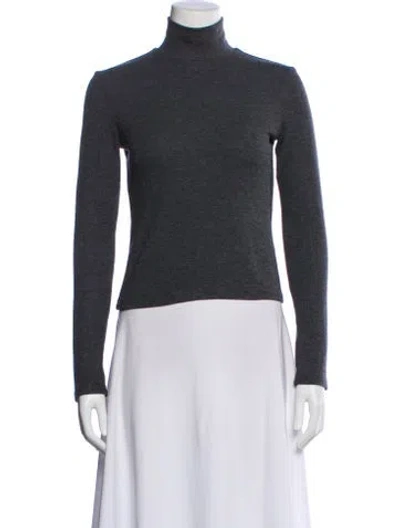 Pre-owned Leset Turtleneck Sweater In Gray