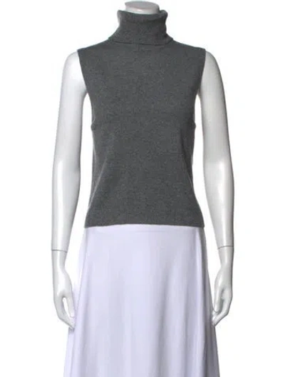 Pre-owned Leset Turtleneck Sweater In Grey