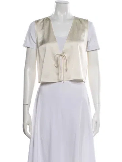 Pre-owned Leset Vest In Neutral