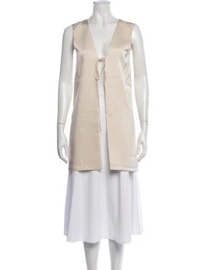 Pre-owned Leset Vest In Neutrals