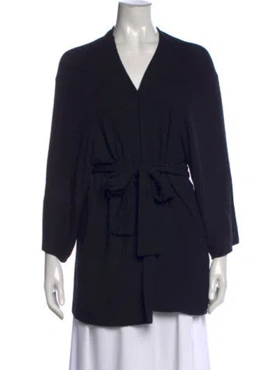 Pre-owned Leset V-neck Sweater In Black