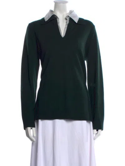 Pre-owned Leset V-neck Sweater In Black
