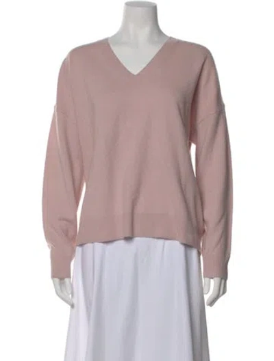 Pre-owned Leset V-neck Sweater In Pink