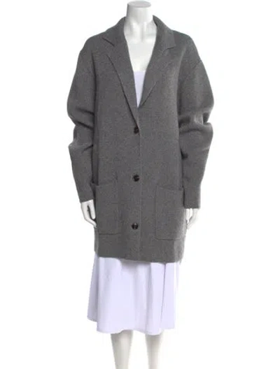 Pre-owned Leset V-neck Sweater W/ Tags In Gray